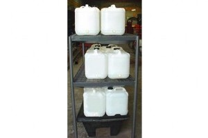 Two Shelf Bund Rack to suit 2 Drum Bund